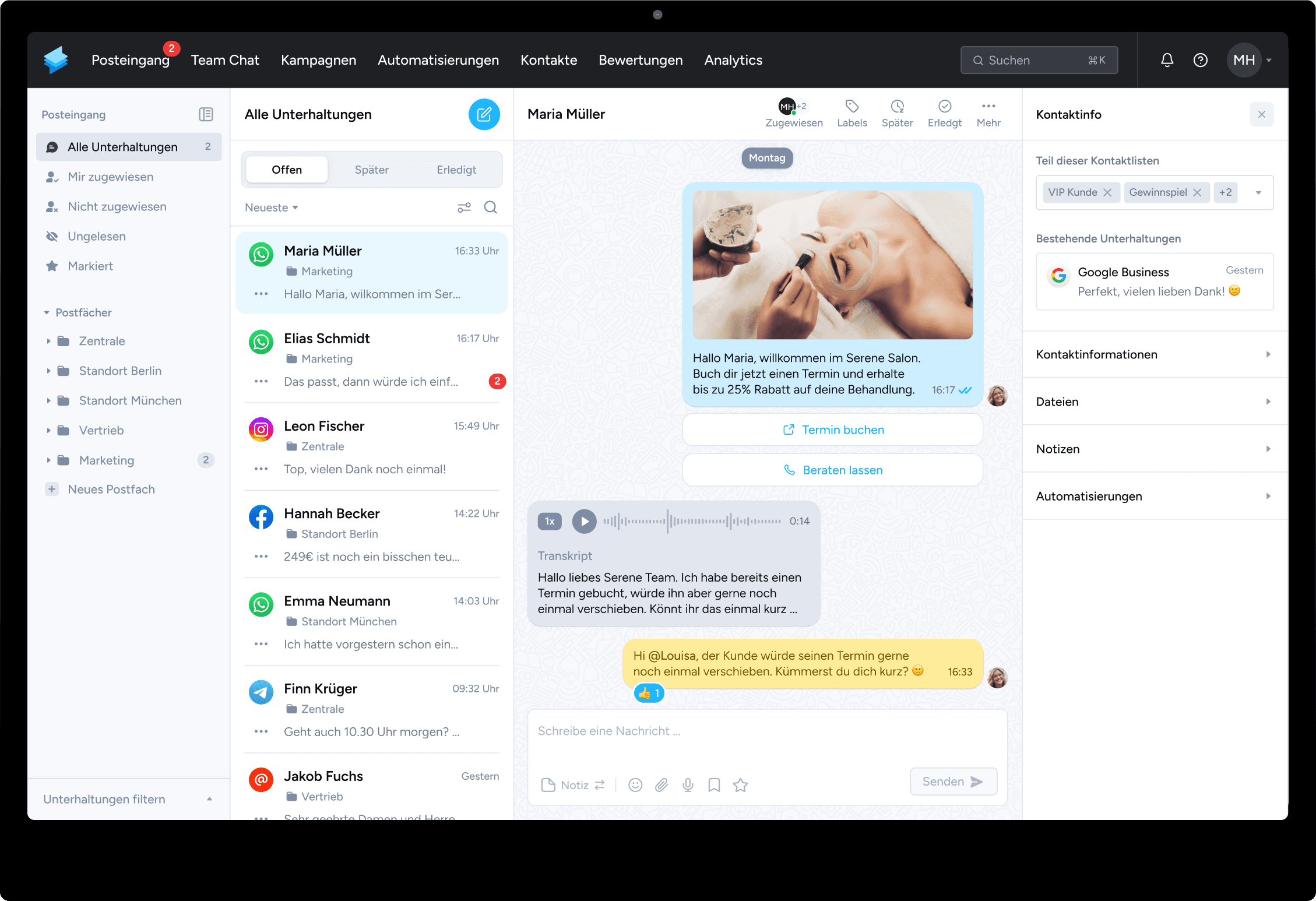 Universeller Posteingang Screenshot
